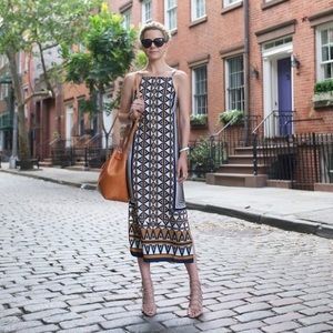 Topshop Tribal Print Midi Dress As Seen On Blair Eadie